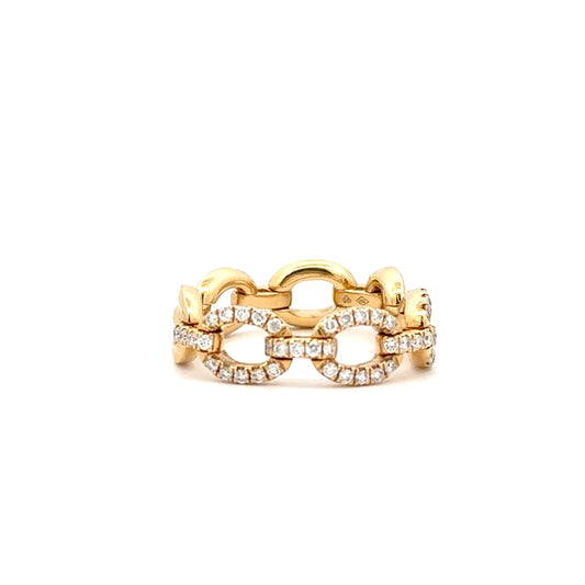 Yellow Soft Link Chain Ring (FINAL SALE)