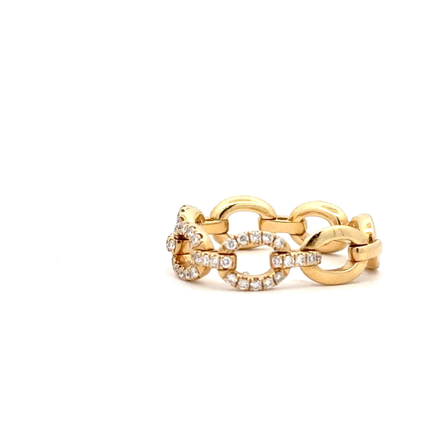 Yellow Soft Link Chain Ring (FINAL SALE)