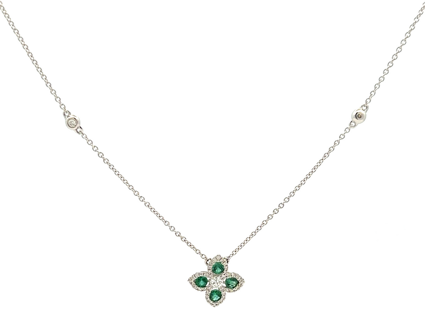 Pointed Clover Necklace